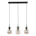 Hanglamp aan snoer SOPHIA 3xE14/10W/230V zwart/groen/rookbeige