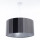 Hanglamp aan snoer STRIPES 1xE27/60W/230V Ø 60 cm grijs