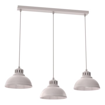 Hanglamp aan snoer SVEN 3xE27/15W/230V crème