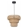 Hanglamp aan snoer TULUM 1xE27/15W/230V Ø 35 cm bamboe
