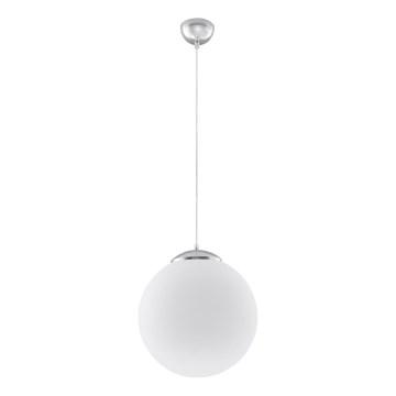 Hanglamp aan snoer UGO 1xE27/15W/230V Ø 40 cm wit