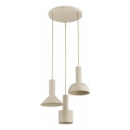Hanglamp aan snoer VANTI 3xE27/15W/230V beige