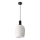 Hanglamp aan snoer WOLKEN 1xE27/40W/230V wit/zwart