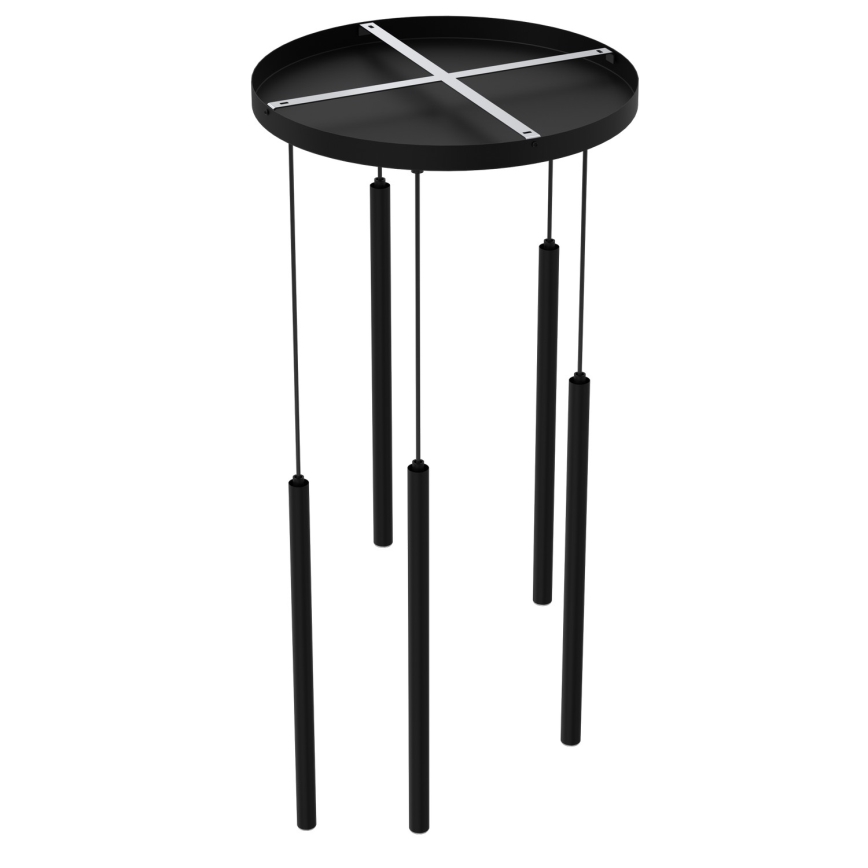 Hanglamp aan snoer YORU 8xG9/8W/230V zwart