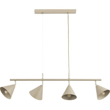 Hanglamp aan snoer ZELTA 4xE27/15W/230V beige