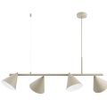 Hanglamp aan snoer ZELTA 4xE27/15W/230V beige