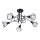 Hanglamp aan staaf ARTEMIS 5xE14/40W/230V zwart