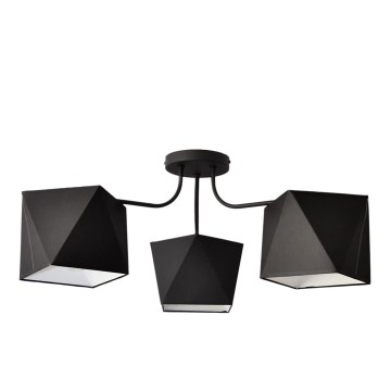 Hanglamp ADAMANT 3xE27/15W/230V zwart