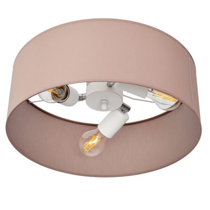 Hanglamp  ALBA 3xE27/15W/230V roze