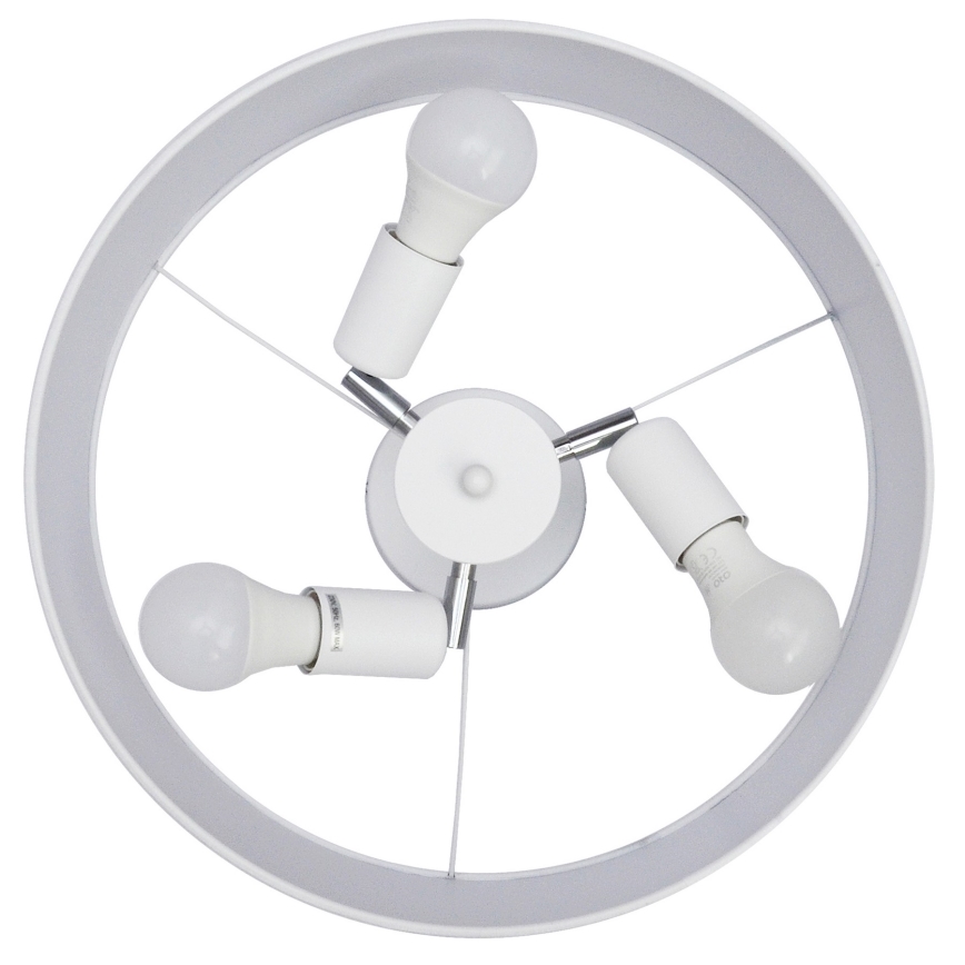 Hanglamp  ALBA 3xE27/15W/230V wit