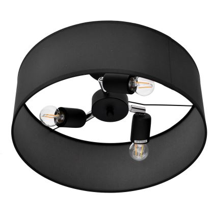 Hanglamp  ALBA 3xE27/15W/230V zwart