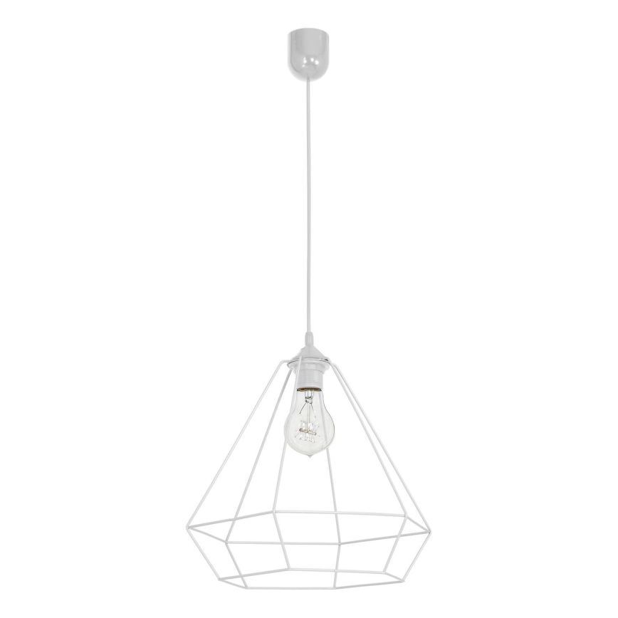 Hanglamp ALMA 1xE27/60W/230V wit