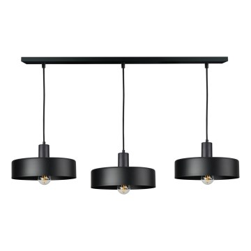 Hanglamp ARCANE, 3xE27/60W/230V, zwart
