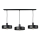 Hanglamp ARCANE, 3xE27/60W/230V, zwart