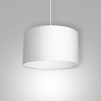 Hanglamp aan kabel ARDEN 1xE27/60W/230V Ø 40 cm wit