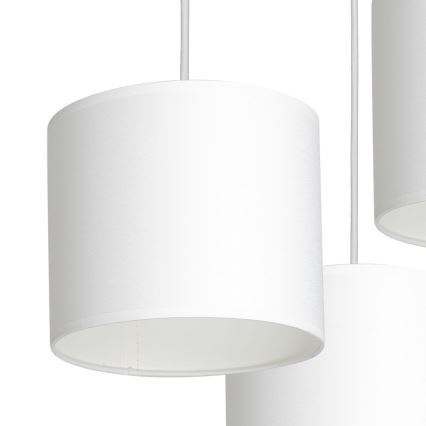 Hanglamp aan kabel ARDEN 3xE27/60W/230V wit