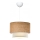 Hanglamp AYD 1xE27/15W/230V beige/wit