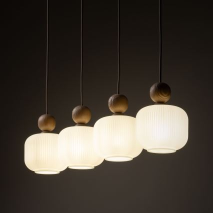 Hanglamp BALLO aan kabel 4xE14/10W/230V beige
