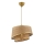 Hanglamp BARETTE 1xE27/60W/230V bruin/goud
