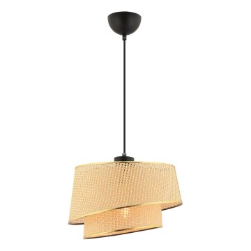 Hanglamp BARETTE 1xE27/60W/230V bruin/goud