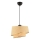 Hanglamp BARETTE 1xE27/60W/230V bruin/goud