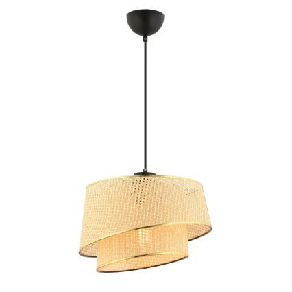 Hanglamp BARETTE 1xE27/60W/230V bruin/goud