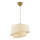 Hanglamp BARETTE 1xE27/60W/230V crème