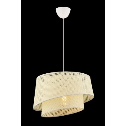 Hanglamp BARETTE 1xE27/60W/230V crèmekleurig