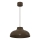 Hanglamp BASCA aan snoer 1xE27/15W/230V bruin