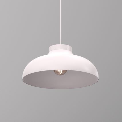 Hanglamp BASCA met snoer 1xE27/15W/230V crème