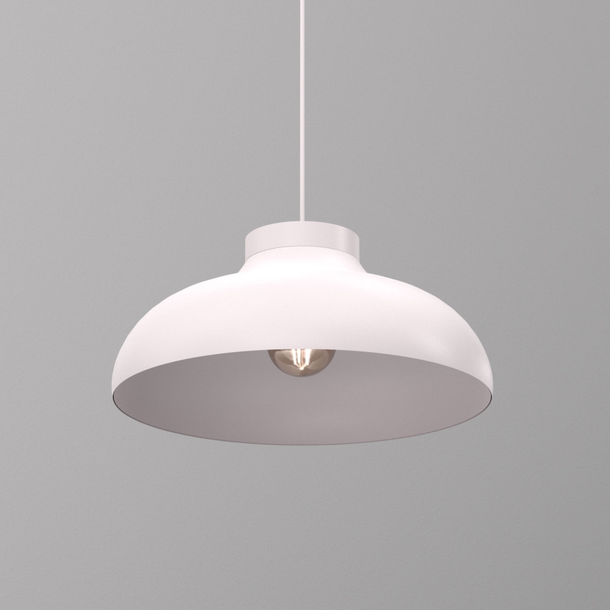Hanglamp BASCA met snoer 1xE27/15W/230V crème