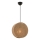 Hanglamp BIG DRUM aan kabel, 1xE27/60W/230V, bruin