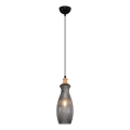 Hanglamp BOTTLE 1xE14/4W/230V rookkleurig