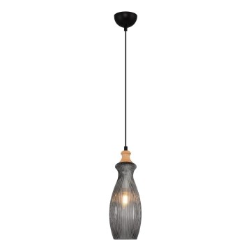 Hanglamp BOTTLE 1xE14/4W/230V rookkleurig