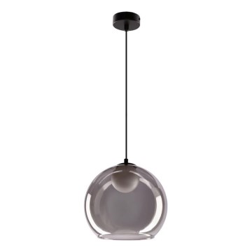 Hanglamp BRIN 1xG9/15W/230V rookzwart
