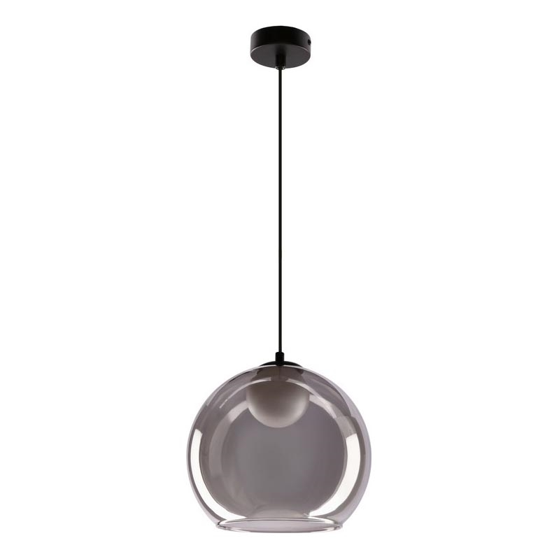 Hanglamp BRIN 1xG9/15W/230V rookzwart