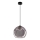 Hanglamp BRIN 1xG9/15W/230V rookzwart