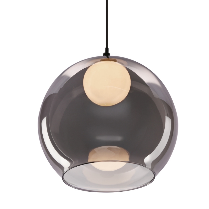 Hanglamp BRIN 1xG9/15W/230V rookzwart