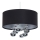 Hanglamp BUBBLE aan kabel, 1x E27 (max. 60 W), 230 V, Ø 40 cm, zwart