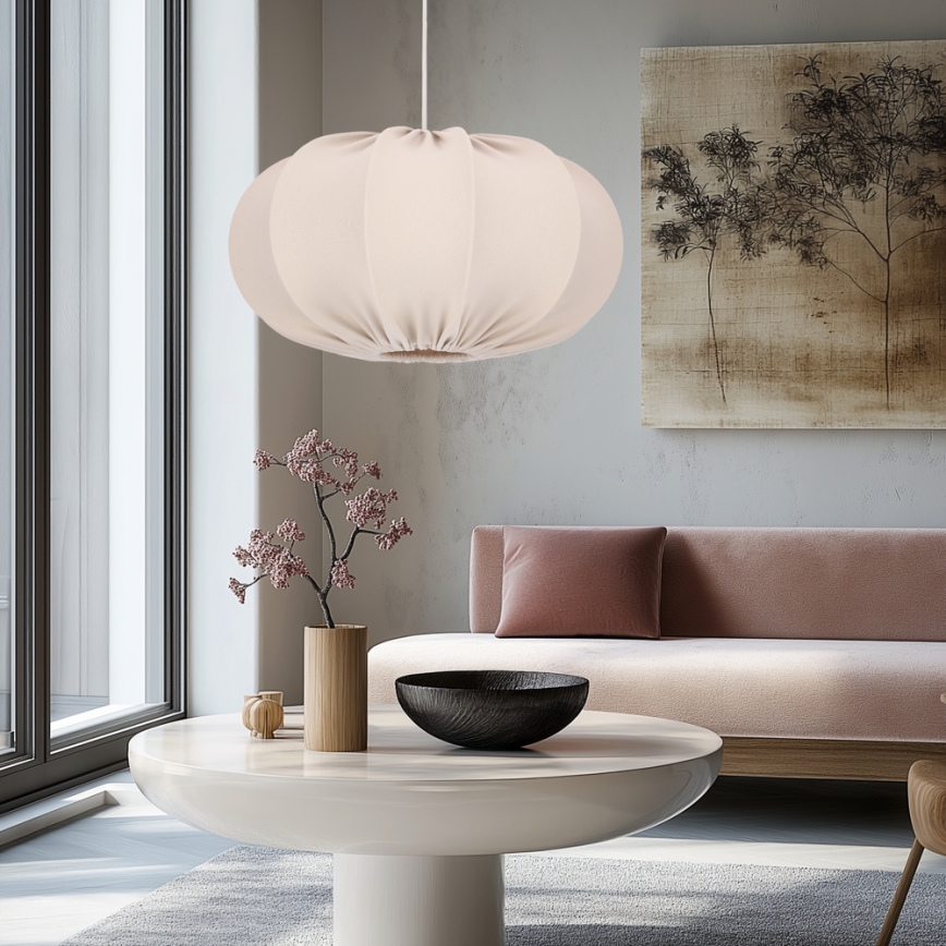 Hanglamp CAFEE 1xE27/40W/230V 52 cm beige