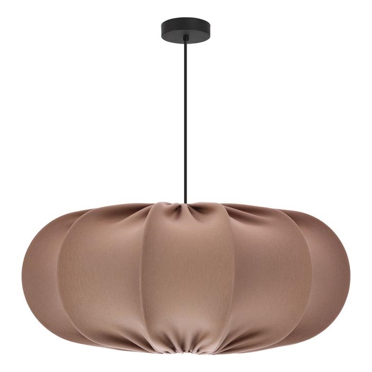 Hanglamp CAFEE 1xE27/40W/230V Ø 52 cm bruin