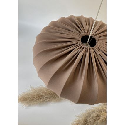 Hanglamp CAFEE 1xE27/40W/230V Ø 52 cm bruin