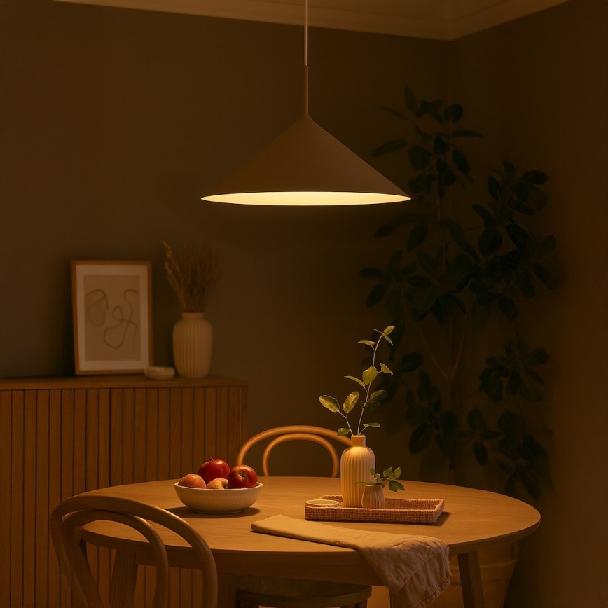 Hanglamp CAPITAL met kabel 1xGX53/15W/230V Ø 60 cm beige