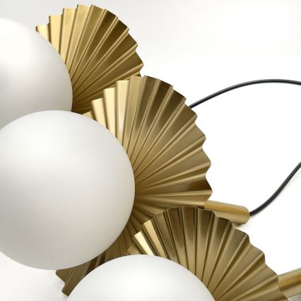 Hanglamp CHITA 3xG9/5W/230V goud
