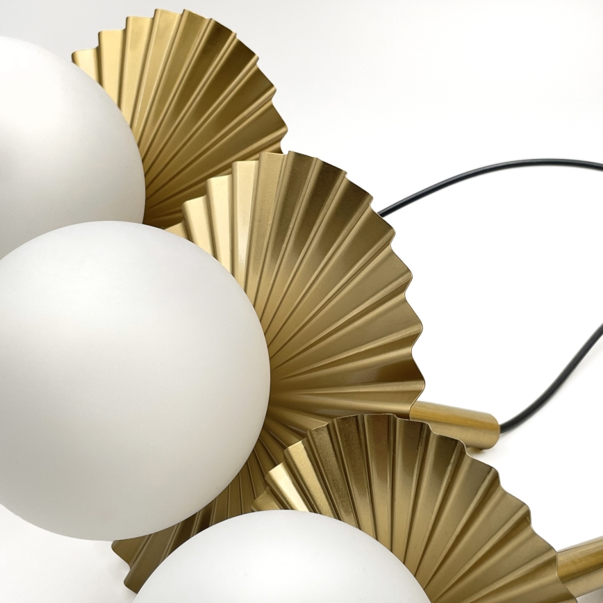 Hanglamp CHITA 3xG9/5W/230V goud