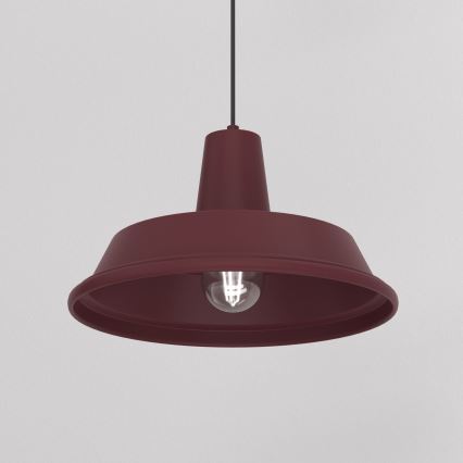 Hanglamp CLASS met kabelophanging 1xE27/15W/230V bordeaux