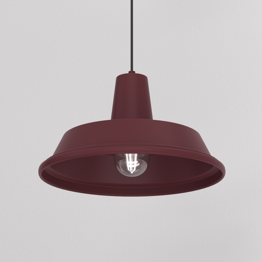 Hanglamp CLASS met kabelophanging 1xE27/15W/230V bordeaux