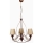 Hanglamp CLASSIC 3xE14/40W/230V brons/beige