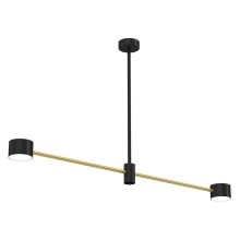 Hanglamp  CROSS 2xGX53/12W/230V zwart/goud