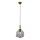 Hanglamp CRUMPLED 1xE27/40W/230V brons/smoke